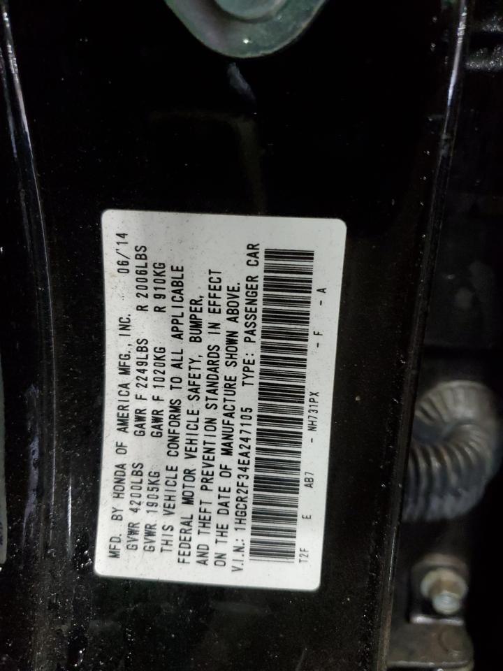 1HGCR2F34EA247105 2014 Honda Accord Lx