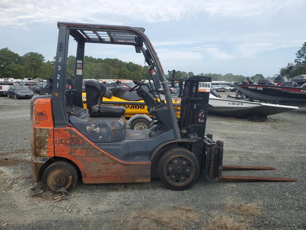 2016 Toyota Forklift VIN: 8FGCU2574976 Lot: 72288044