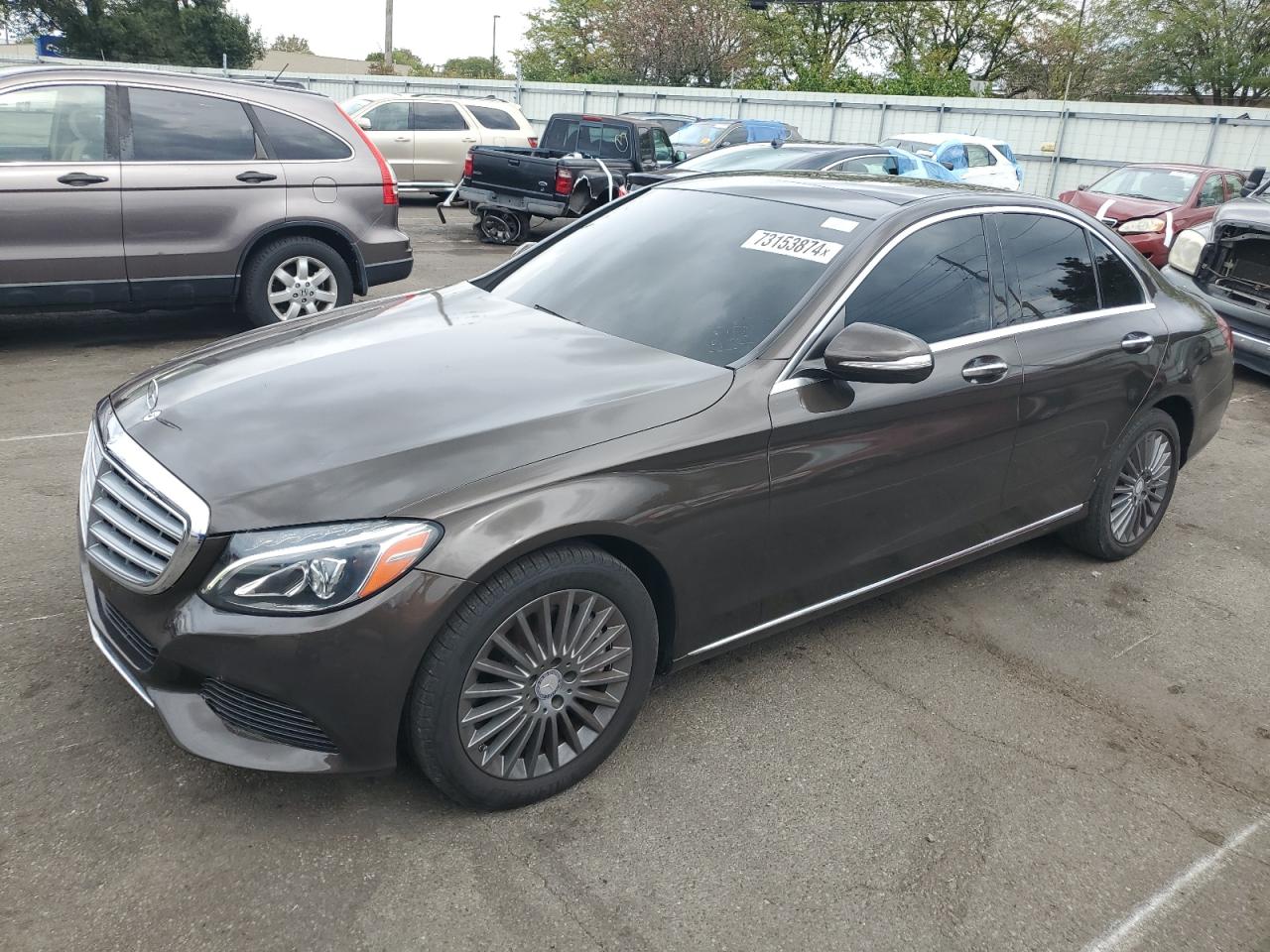 55SWF4KB7FU040924 2015 MERCEDES-BENZ C CLASS - Image 1