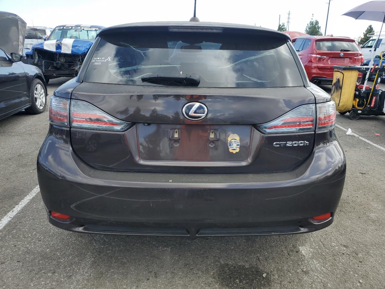 VIN JTHKD5BH0D2142029 2013 LEXUS CT 200 no.6