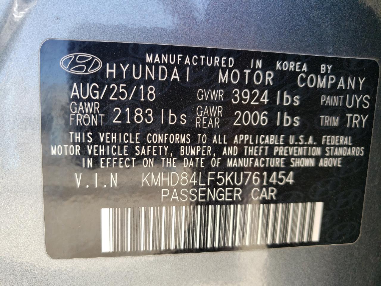 2019 Hyundai Elantra - Image 13
