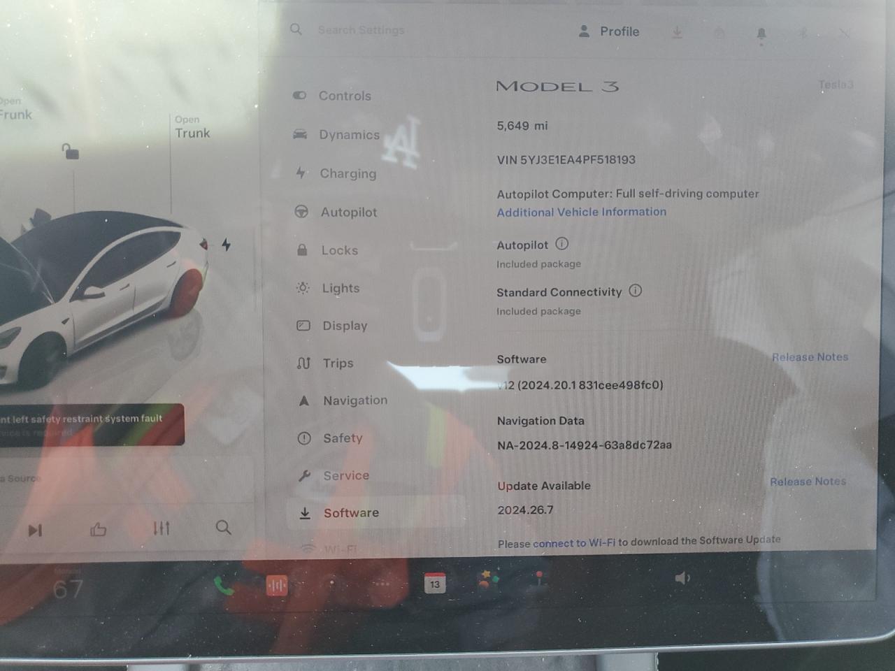 5YJ3E1EA4PF518193 2023 Tesla Model 3