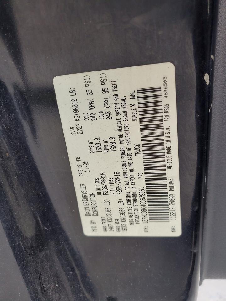 2006 Mitsubishi Raider Durocross VIN: 1Z7HC38K46S579951 Lot: 73060254
