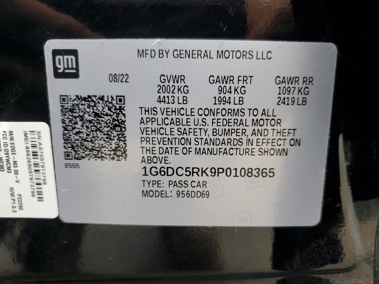 1G6DC5RK9P0108365 Cadillac CT4 SPORT 13