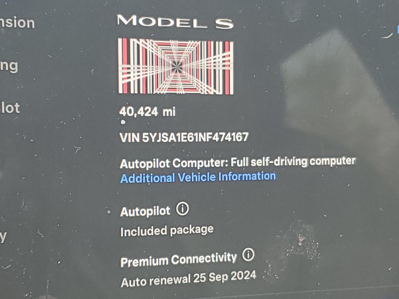 2022 Tesla Model S VIN: 5YJSA1E61NF474167 Lot: 71230044