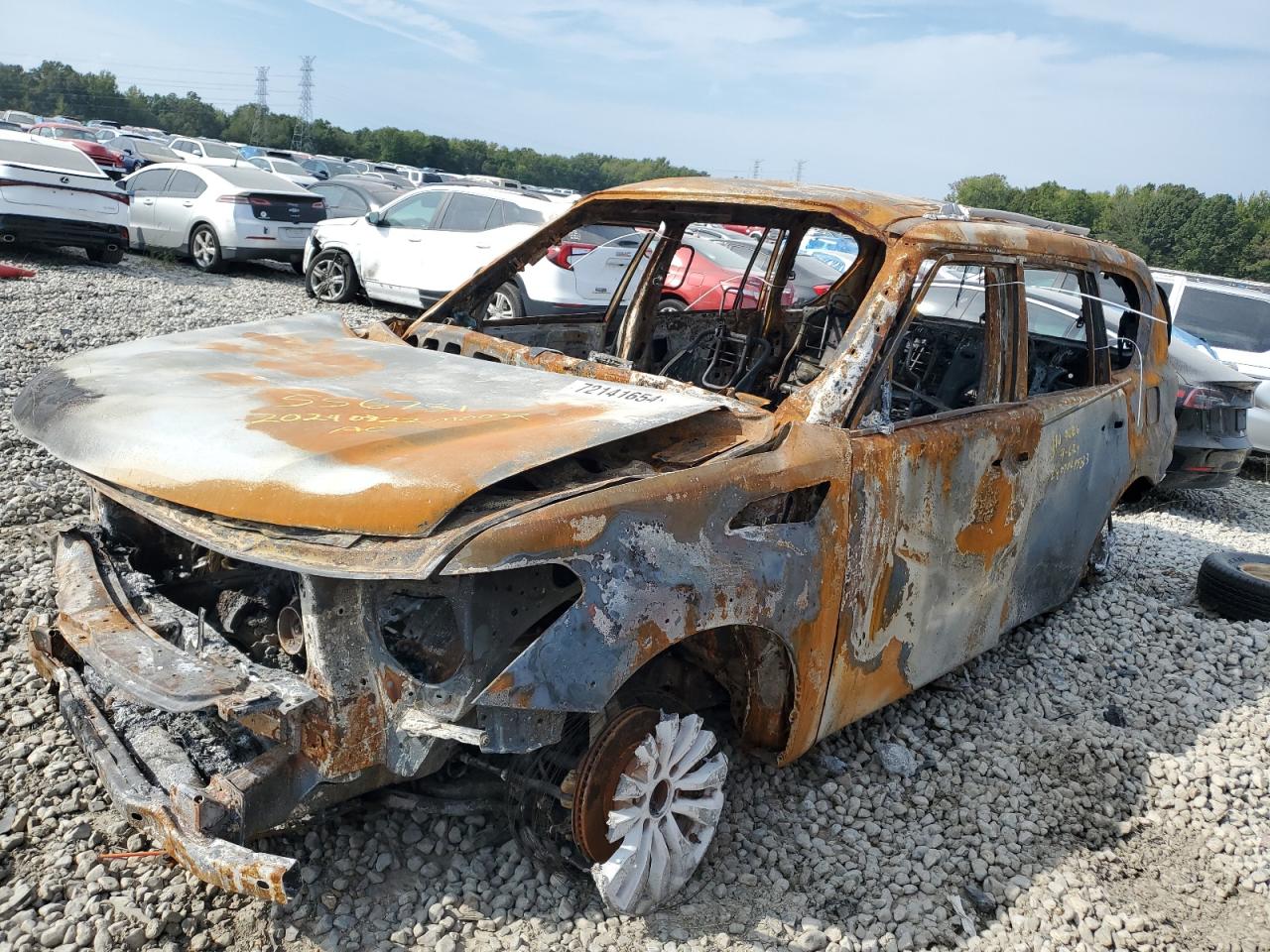 2018 Nissan Armada Sv للبيع في Memphis، TN - Burn