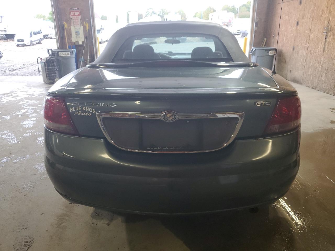 2006 Chrysler Sebring Gtc VIN: 1C3EL75R86N282496 Lot: 72923194