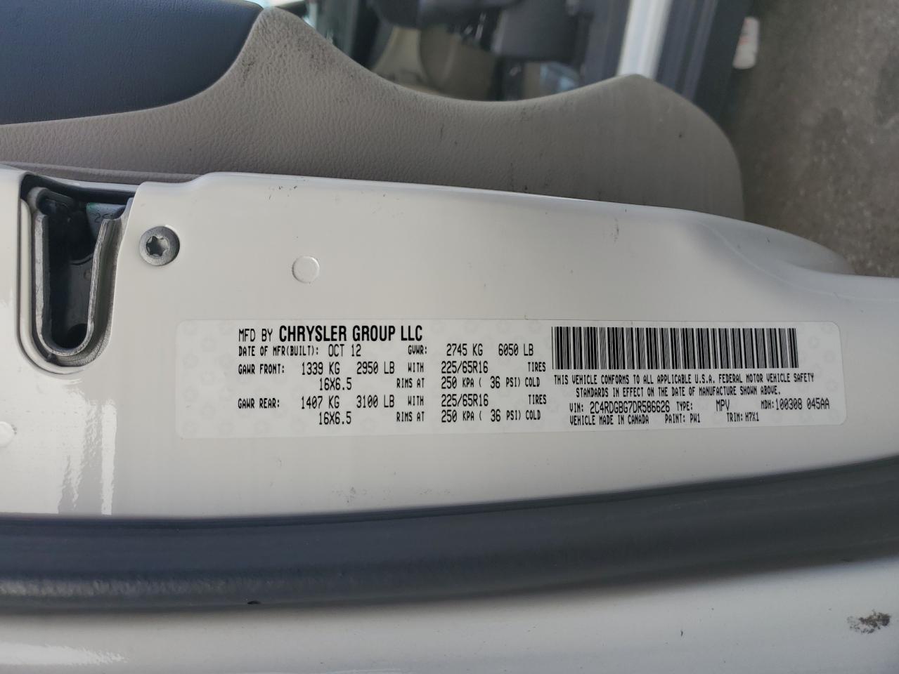 2013 Dodge Caravan - Image 13