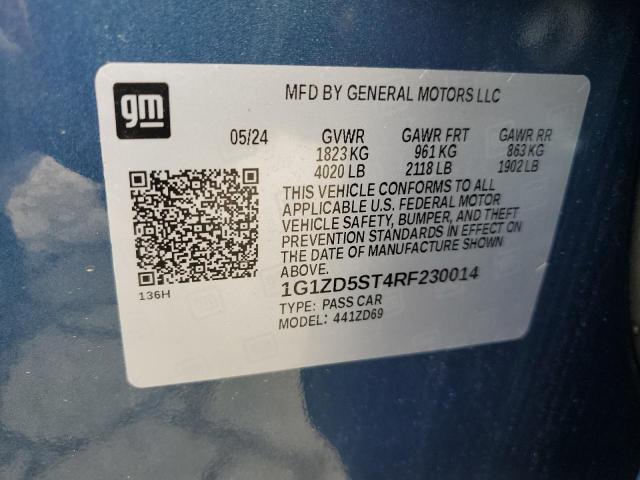 1G1ZD5ST4RF230014 Chevrolet Malibu LT 12