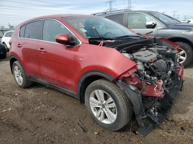  KIA SPORTAGE 2018 Red