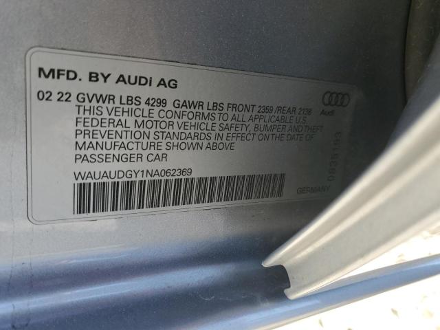 WAUAUDGY1NA062369 Audi A3 PREMIUM 12