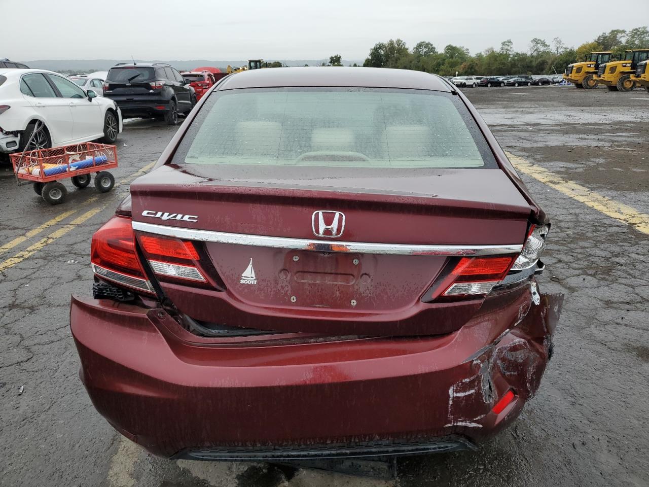 2013 Honda Civic Lx VIN: 19XFB2F58DE213374 Lot: 71968974