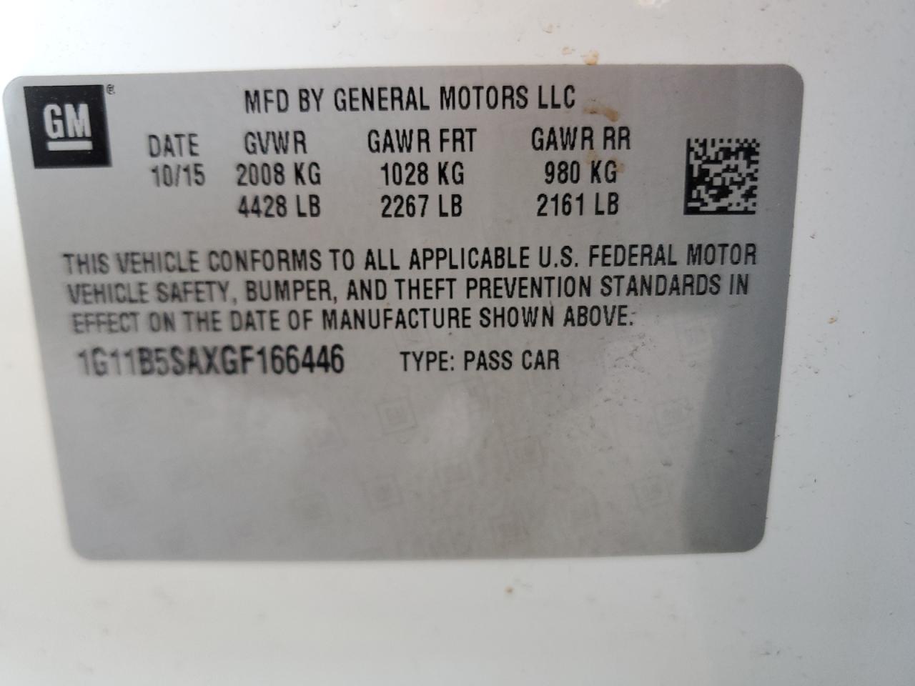 2016 Chevrolet Malibu - Image 13