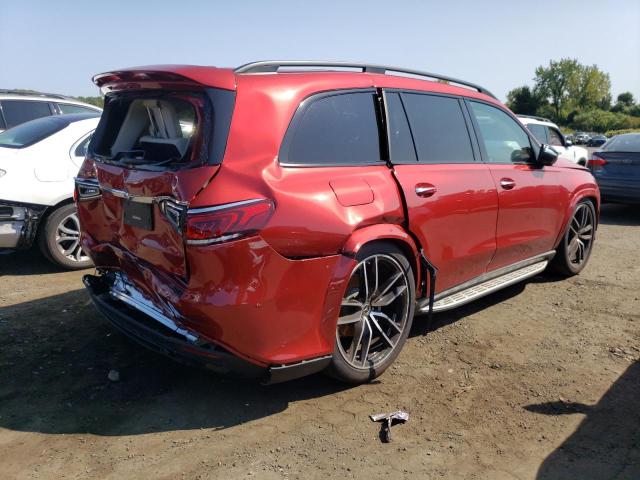  MERCEDES-BENZ GLS-CLASS 2022 Czerwony