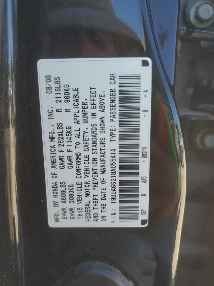 19UUA66218A055414 2008 Acura Tl