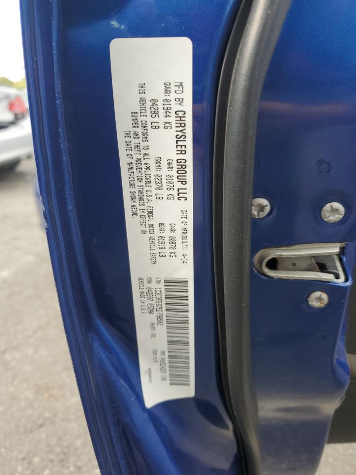 2014 Dodge Dart Gt VIN: 1C3CDFEB7ED798502 Lot: 72220504