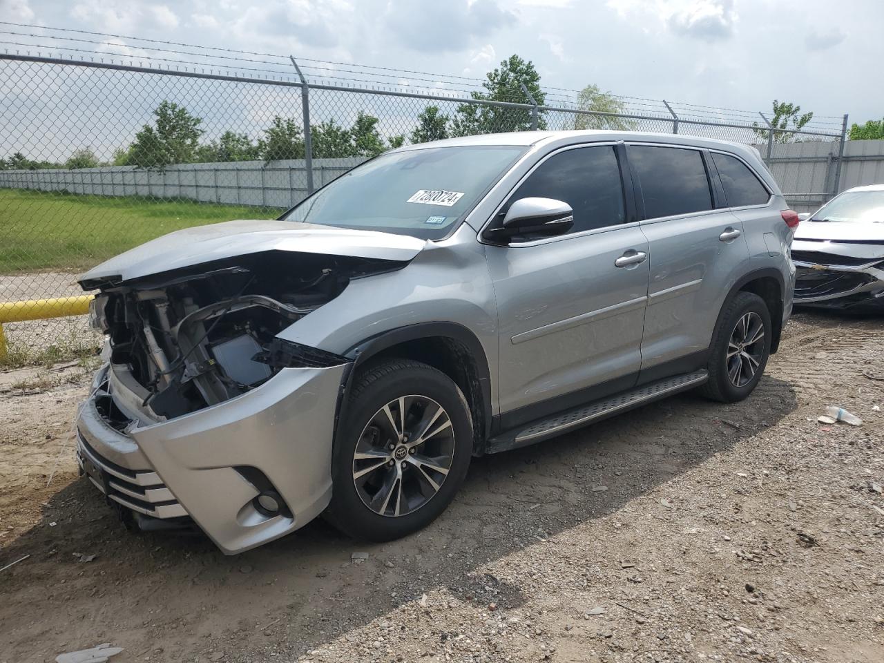 5TDZZRFH0KS299696 2019 TOYOTA HIGHLANDER - Image 1