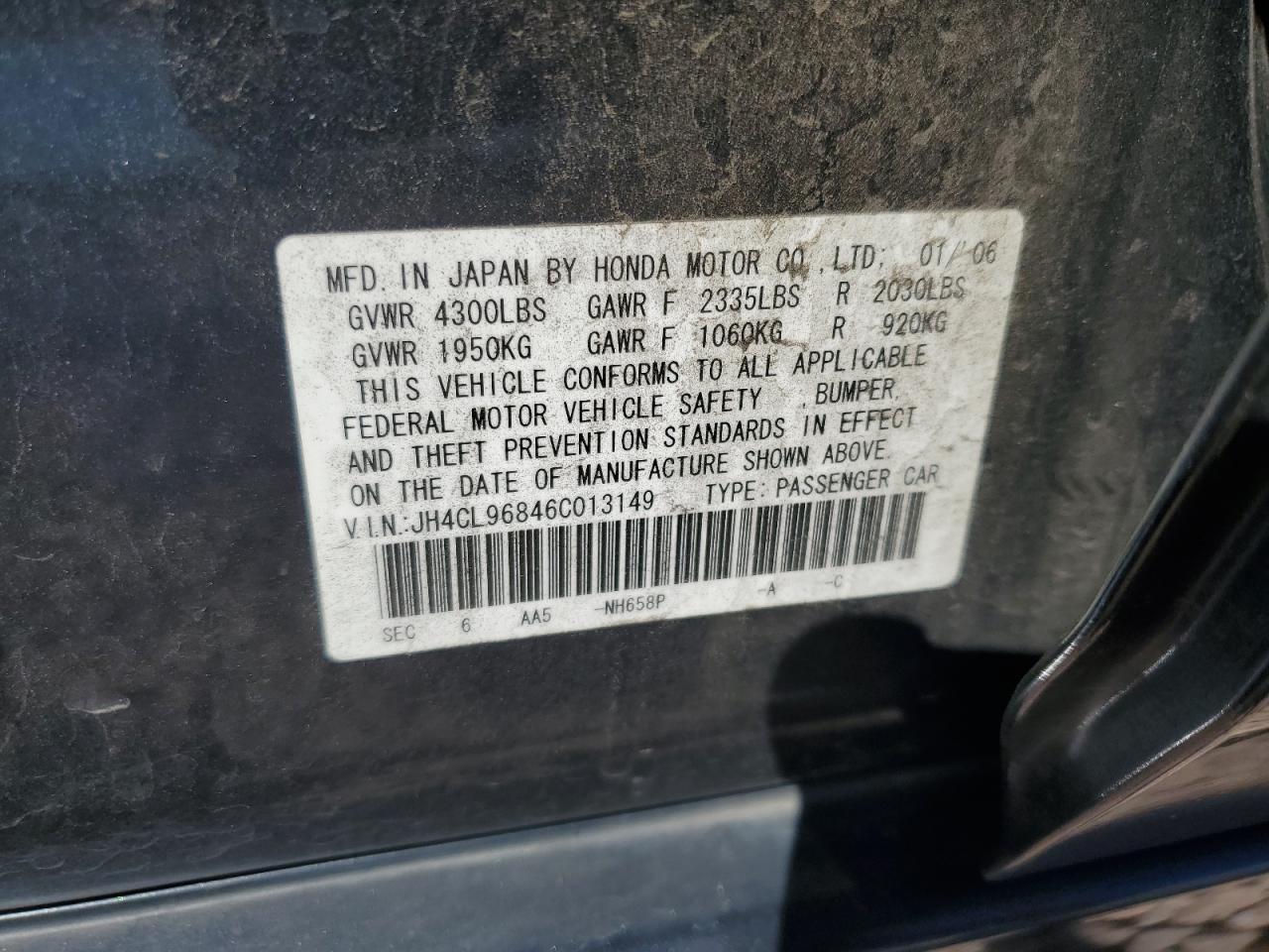 JH4CL96846C013149 2006 Acura Tsx