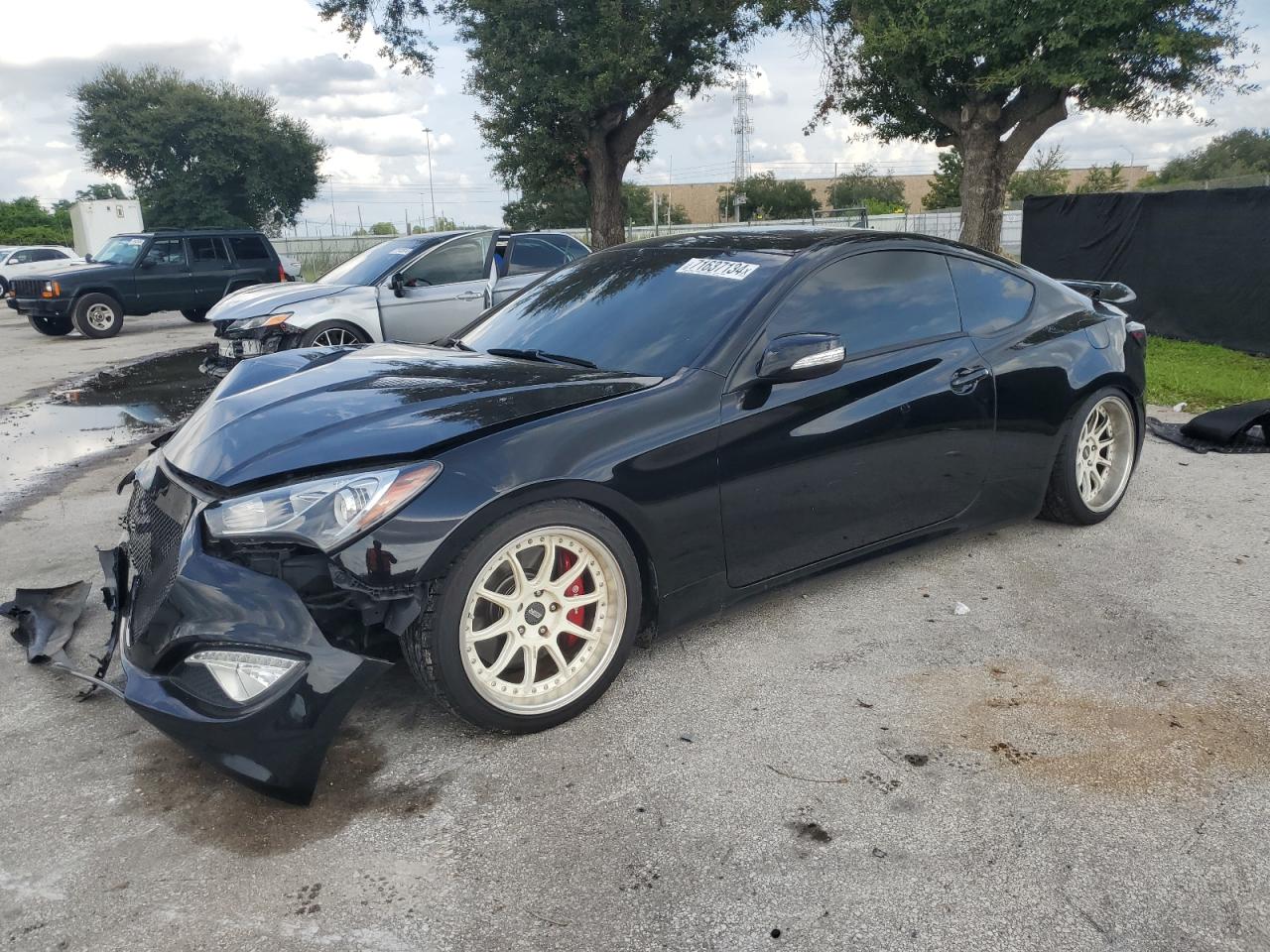 2013 Hyundai Genesis Coupe 3.8L VIN: KMHHU6KJ0DU103199 Lot: 71637134