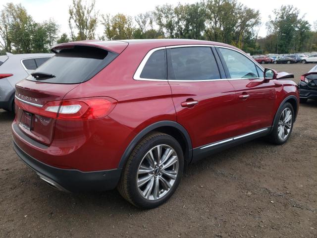  LINCOLN MKX 2018 Красный