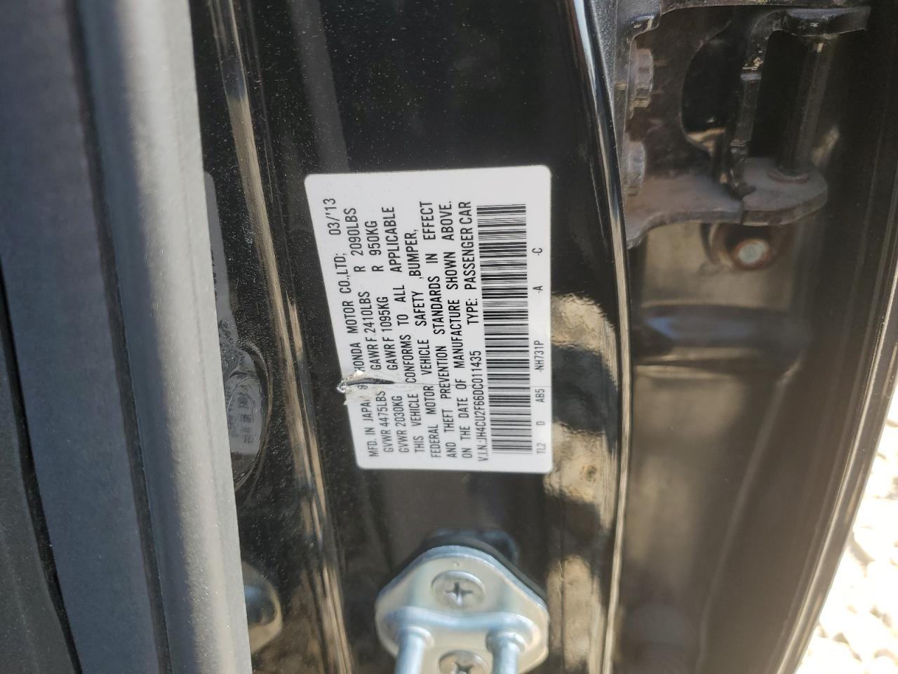 JH4CU2F66DC011435 2013 Acura Tsx Tech