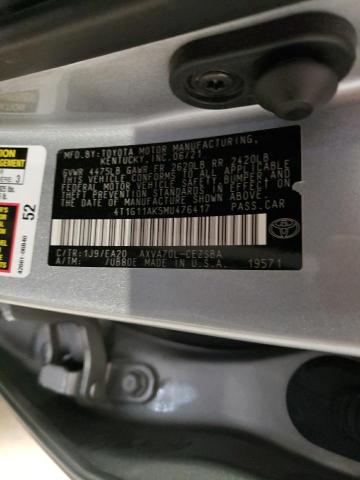 4T1G11AK5MU476417 Toyota Camry SE 13