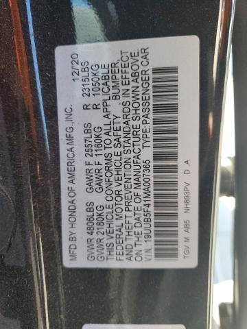 19UUB5F41MA007365 Acura TLX TECHNO 13