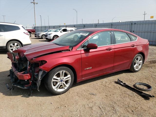  FORD FUSION 2018 Czerwony