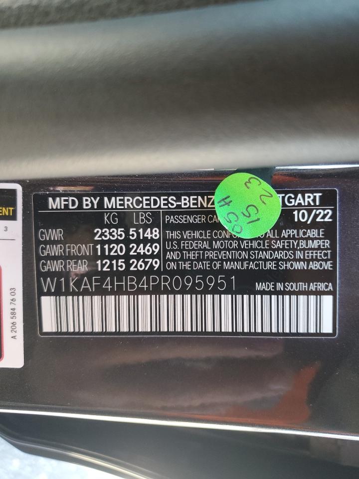 W1KAF4HB4PR095951 2023 Mercedes-Benz C 300 4Matic