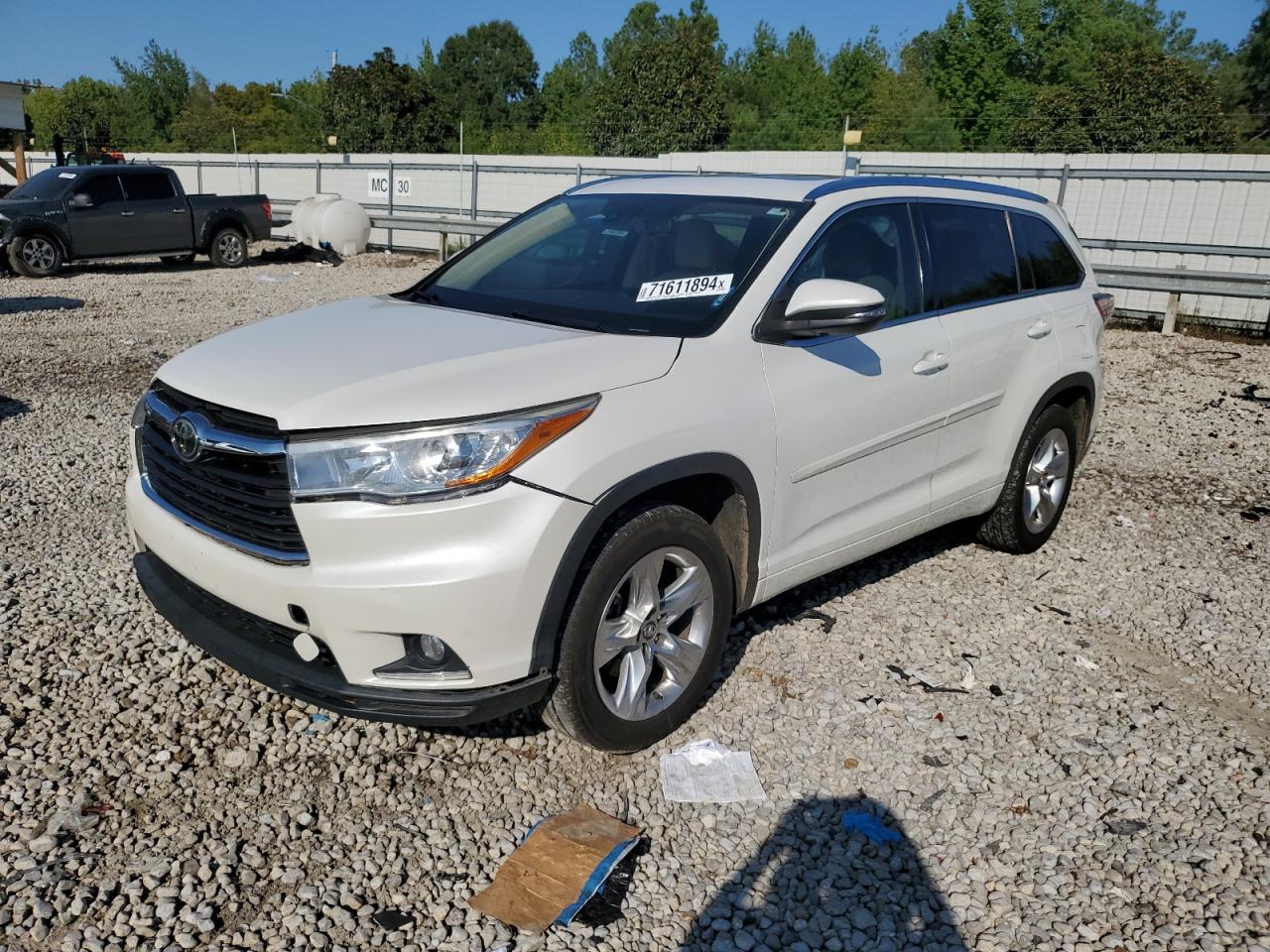 2016 Toyota Highlander Limited VIN: 5TDYKRFH0GS154214 Lot: 71611894