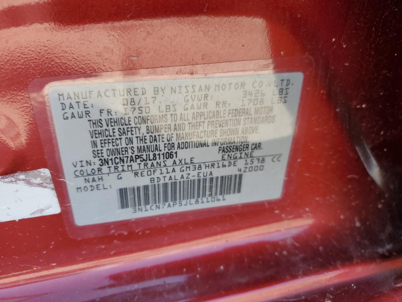 2018 Nissan Versa - Image 12