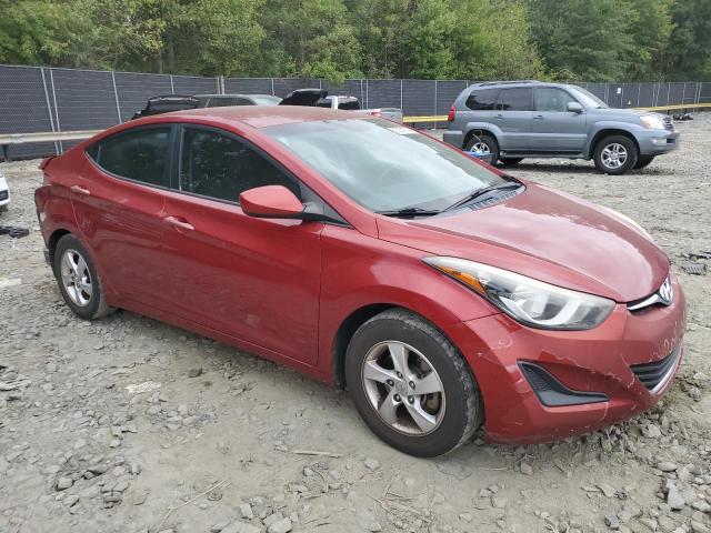  HYUNDAI ELANTRA 2014 Красный