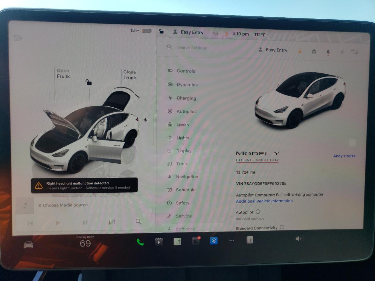 7SAYGDEF9PF693765 2023 Tesla Model Y