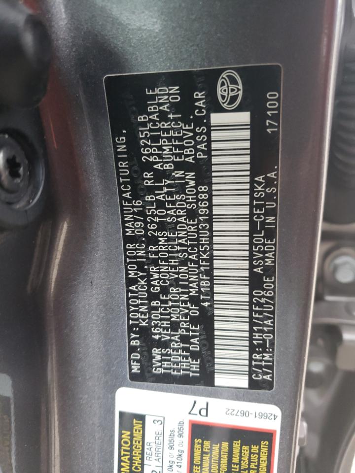 2017 Toyota Camry - Image 12