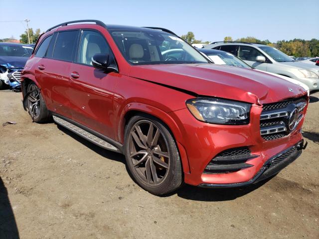  MERCEDES-BENZ GLS-CLASS 2022 Czerwony