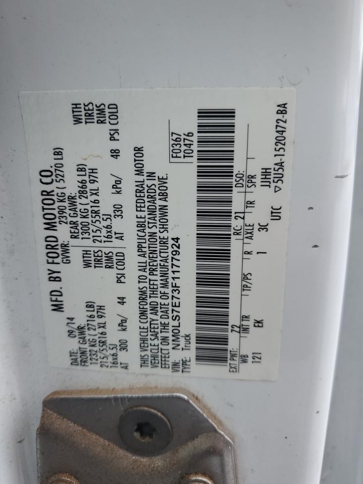 NM0LS7E73F1177924 2015 Ford Transit Connect Xl