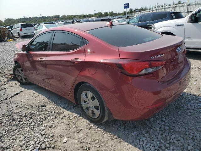  HYUNDAI ELANTRA 2016 Червоний