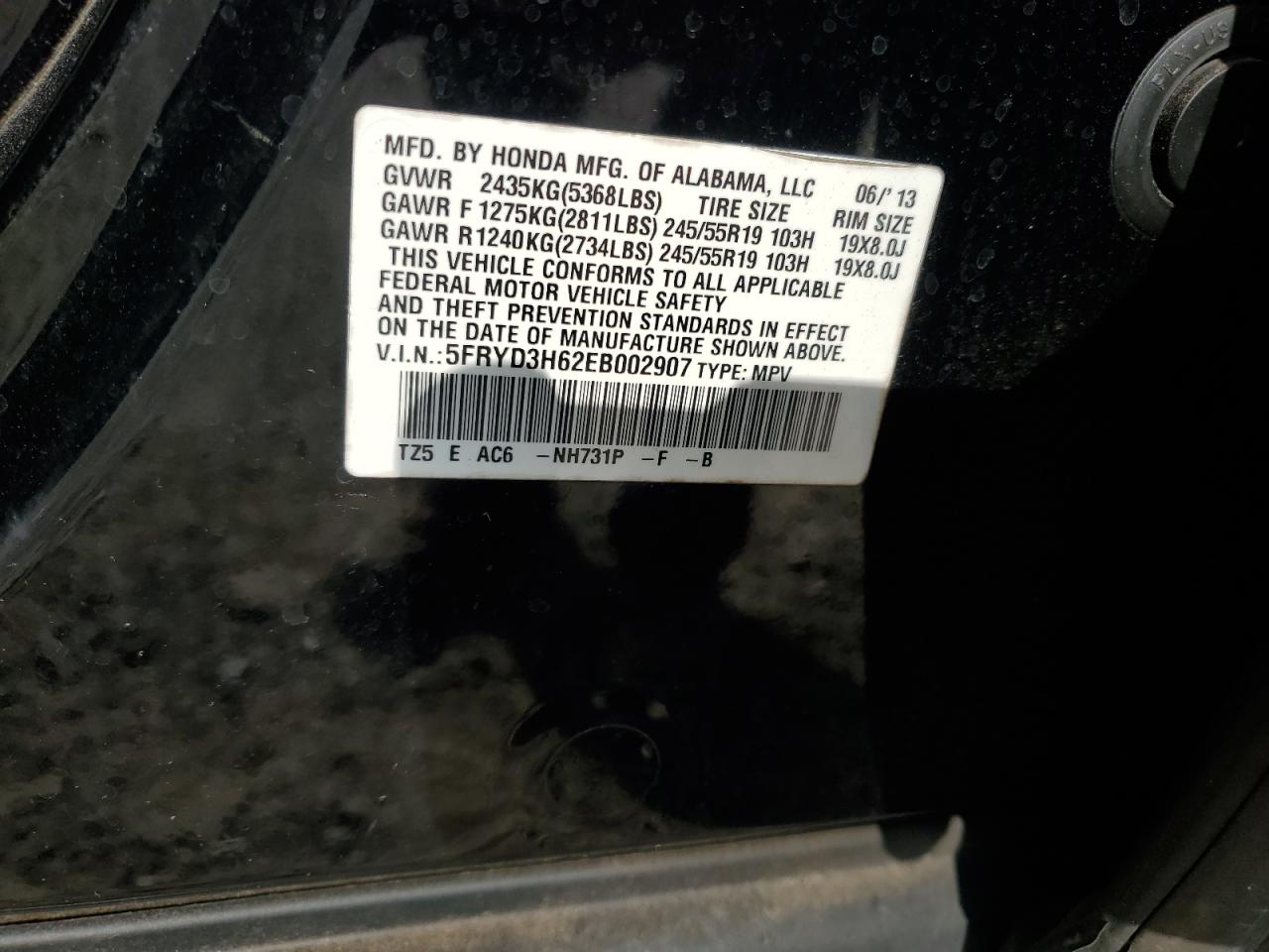 5FRYD3H62EB002907 2014 Acura Mdx Technology