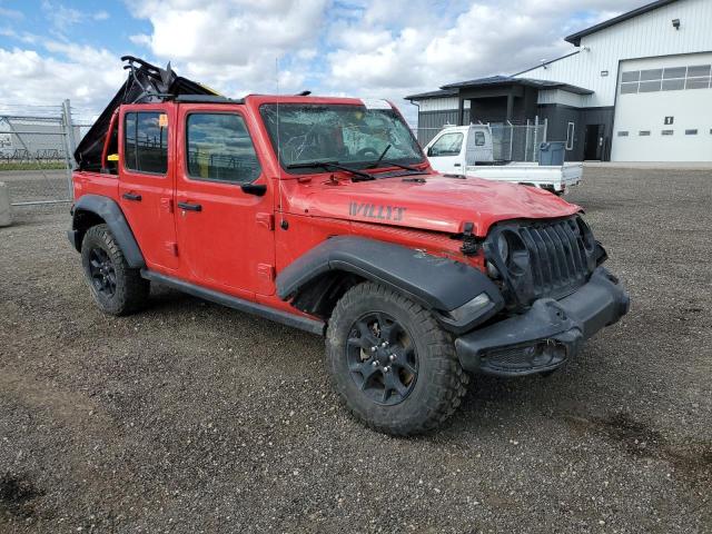  JEEP WRANGLER 2022 Красный