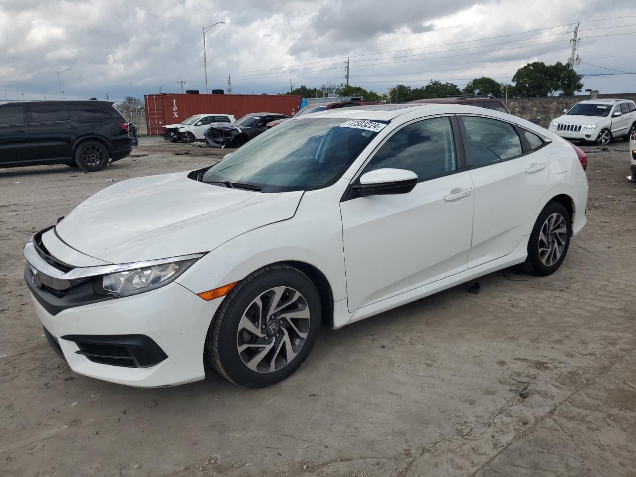 2017 Honda Civic Ex VIN: 19XFC2F76HE047635 Lot: 72503224