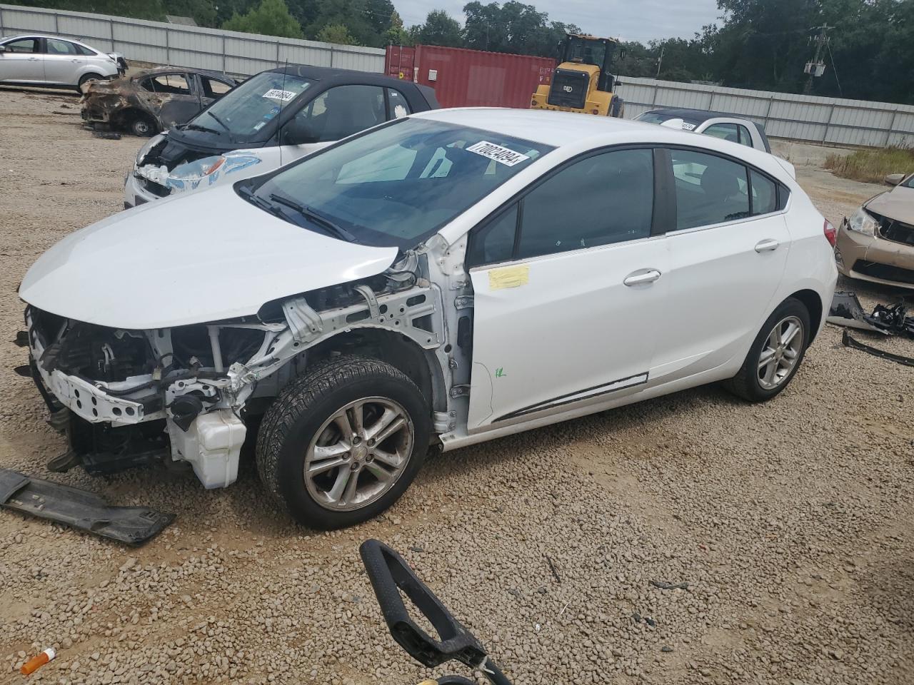 2017 Chevrolet Cruze Lt VIN: 3G1BE6SM4HS579553 Lot: 70024094