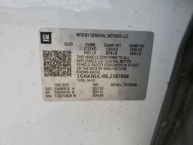 1GKKNUL45LZ167958 GMC Acadia SLT 14