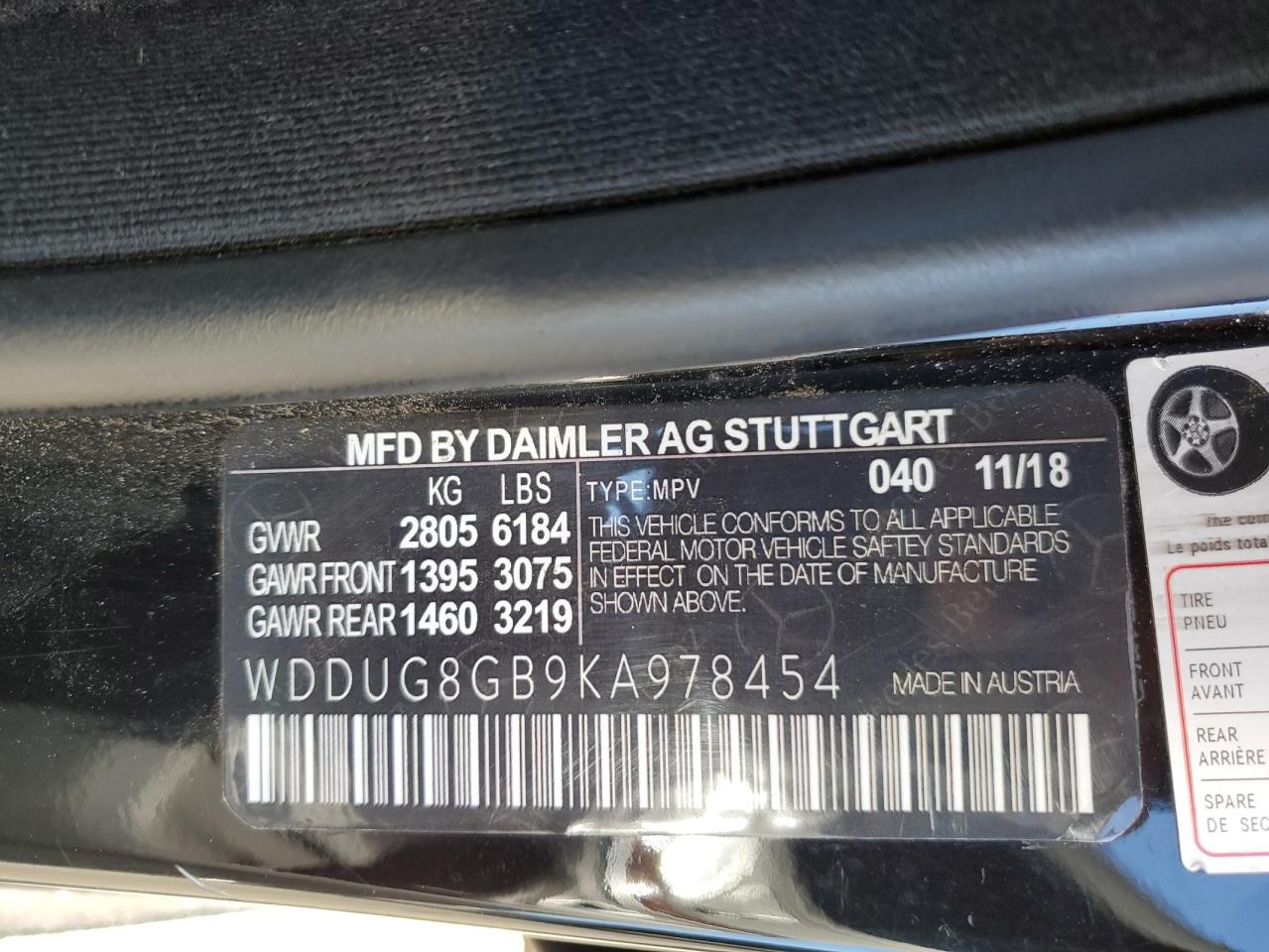 WDDUG8GB9KA462384 2019 Mercedes-Benz S 560 4Matic