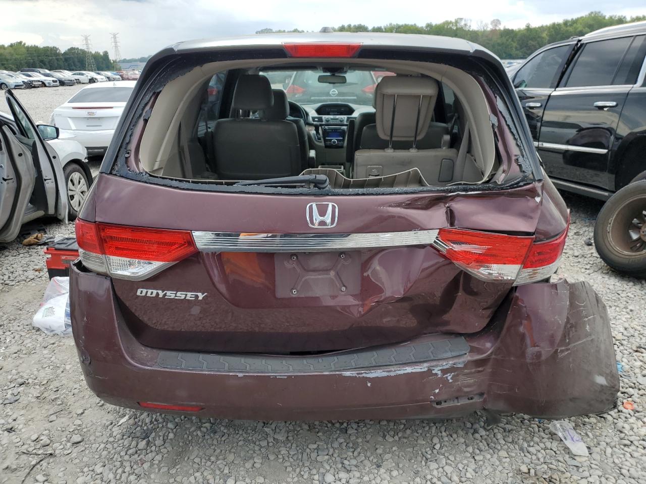 5FNRL5H68EB076112 2014 Honda Odyssey Exl