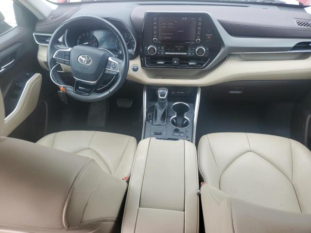  TOYOTA HIGHLANDER 2021 Czerwony