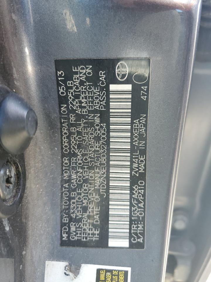 JTDZN3EU8D3270054 2013 Toyota Prius V