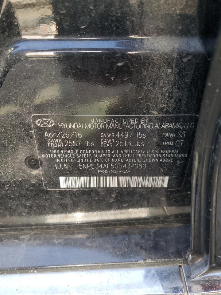 5NPE34AF5GH434080 2016 Hyundai Sonata Sport