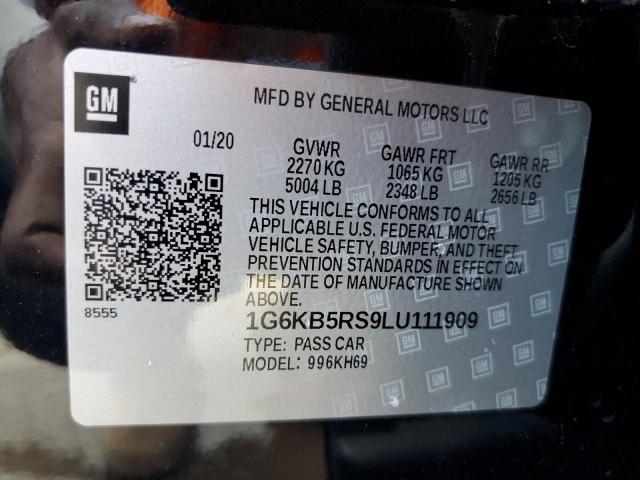 1G6KB5RS9LU111909 Cadillac CT6 LUXURY 12