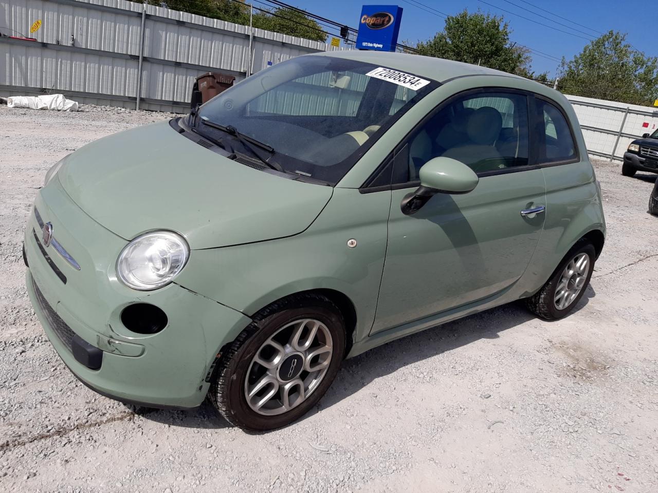 2013 Fiat 500 Pop VIN: 3C3CFFARXDT684483 Lot: 72008534