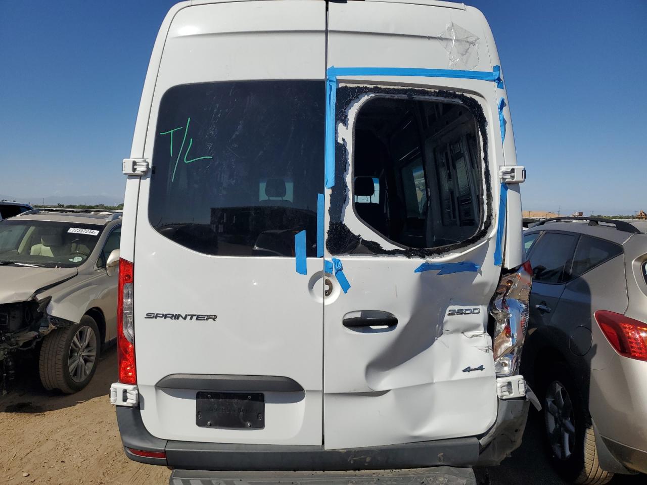 2020 Mercedes-Benz Sprinter 2500 VIN: W1W4EBVY0LT022844 Lot: 72003984